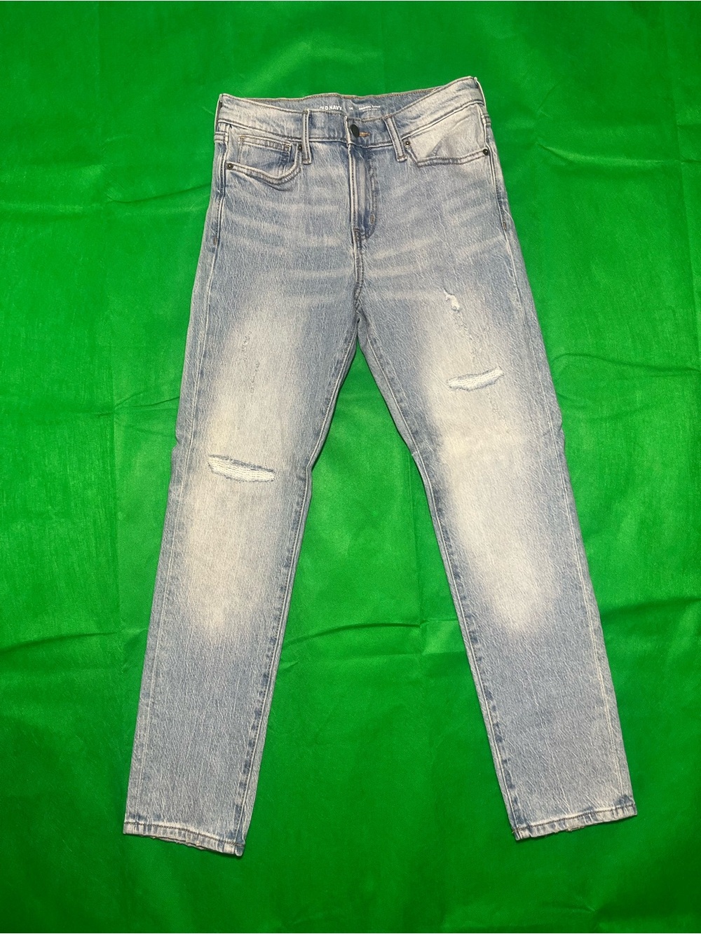 Light Wash boys Slim Straight Jeans - Light Blue